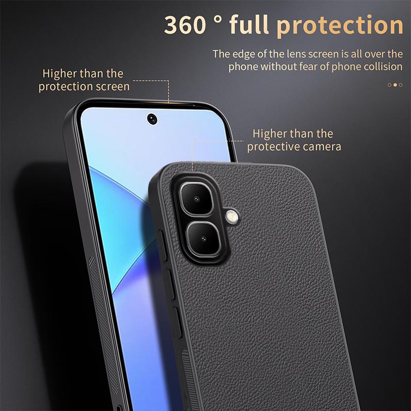 For Infinix Smart 10 4G HUIYI Leather Magnetic Phone Case - Blue - EDA006394723A