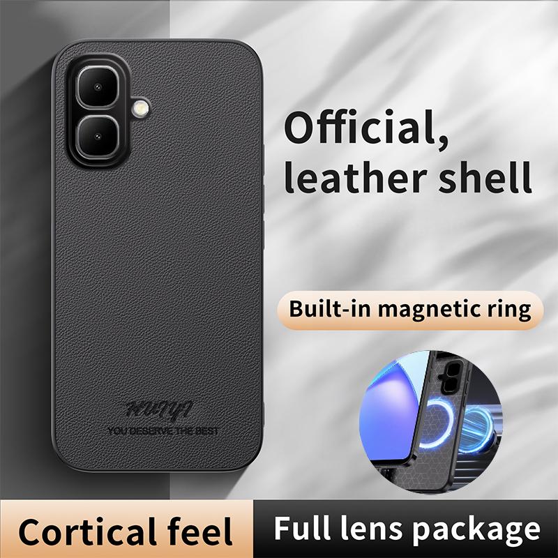 For Infinix Smart 10 4G HUIYI Leather Magnetic Phone Case - White - EDA006394723D