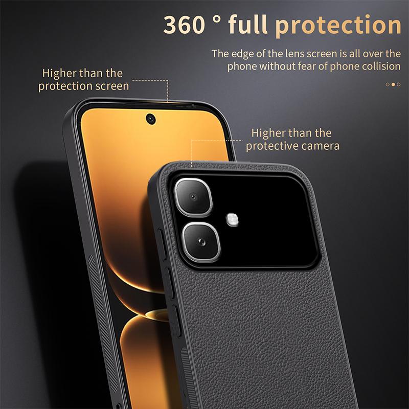For Infinix Smart 20 4G HUIYI Leather Magnetic Phone Case - Blue - EDA006394724A