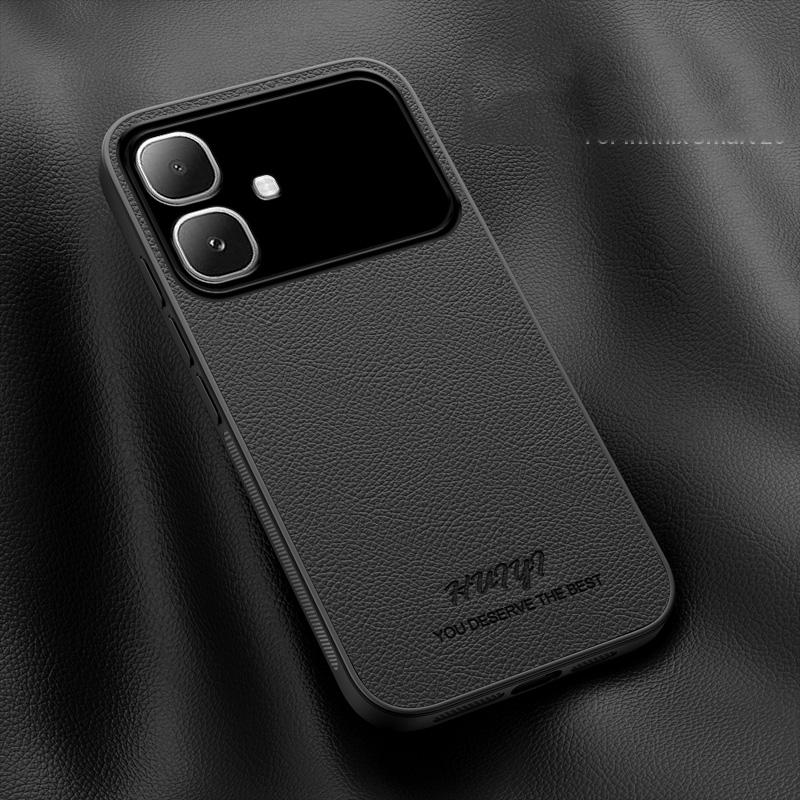 For Infinix Smart 20 4G HUIYI Leather Magnetic Phone Case - Black - EDA006394724B