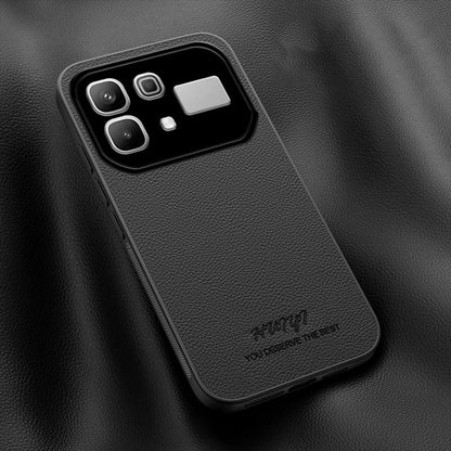 For Infinix Note 60 Pro 5G HUIYI Leather Magnetic Phone Case - Black - EDA006394731B