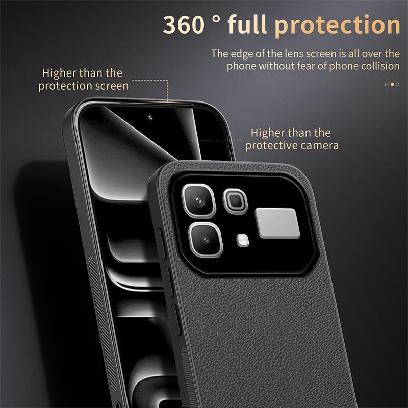 For Infinix Note 60 Pro 5G HUIYI Leather Magnetic Phone Case - Brown - EDA006394731E