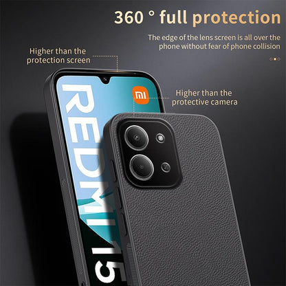 For Redmi 15C 5G / 4G Global 171mm HUIYI Leather Magnetic Phone Case - Blue - EDA006395518A