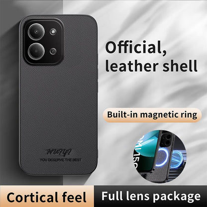 For Redmi 15C 5G/4G EU 173mm / Poco C85 5G HUIYI Leather Magnetic Phone Case - Blue - EDA006395519A