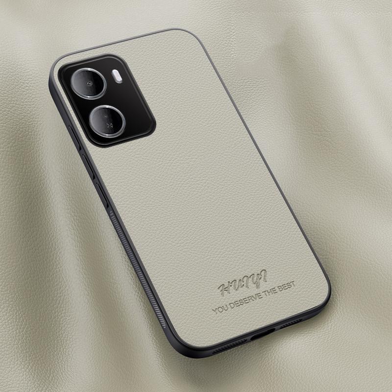 For Redmi 15a 5G HUIYI Leather Magnetic Phone Case - White - EDA006395525D