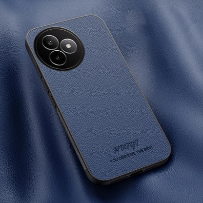 For Redmi K80 Ultra HUIYI Leather Magnetic Phone Case - Blue - EDA006395528A