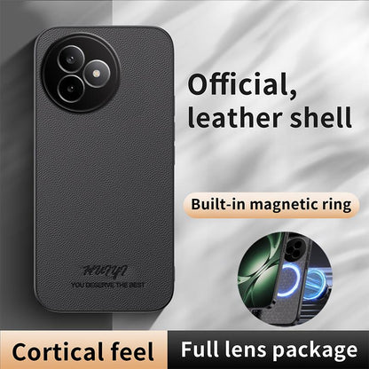 For Redmi K80 Ultra HUIYI Leather Magnetic Phone Case - Blue - EDA006395528A