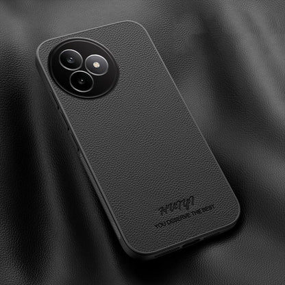 For Redmi K80 Ultra HUIYI Leather Magnetic Phone Case - Black - EDA006395528B