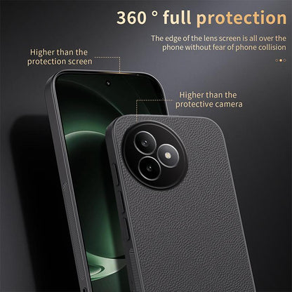 For Redmi K80 Ultra HUIYI Leather Magnetic Phone Case - White - EDA006395528D