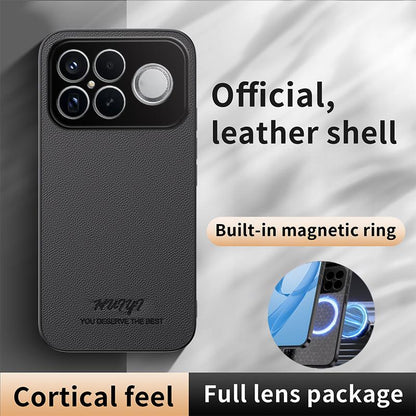 For Redmi K90 Pro Max / Poco F8 Ultra HUIYI Leather Magnetic Phone Case(Black)