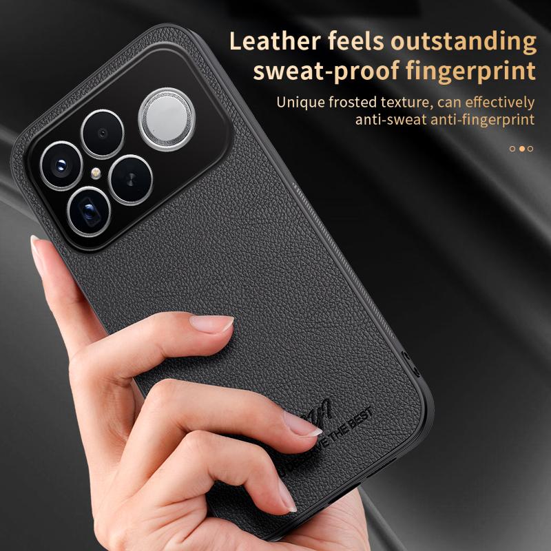 For Redmi K90 Pro Max / Poco F8 Ultra HUIYI Leather Magnetic Phone Case(Grey)