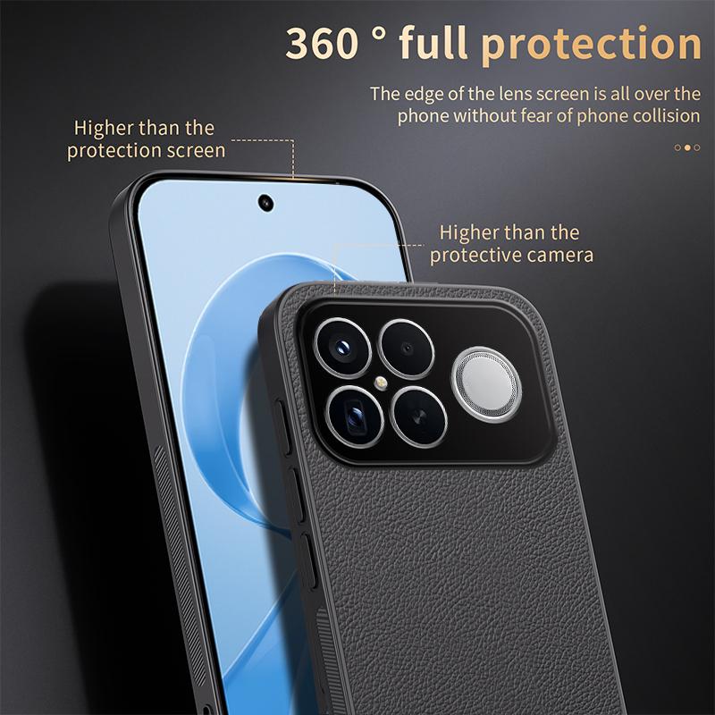 For Redmi K90 Pro Max / Poco F8 Ultra HUIYI Leather Magnetic Phone Case(White)