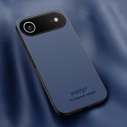 For iPhone Air HUIYI Leather Magnetic Phone Case - Blue - EDA006395720A