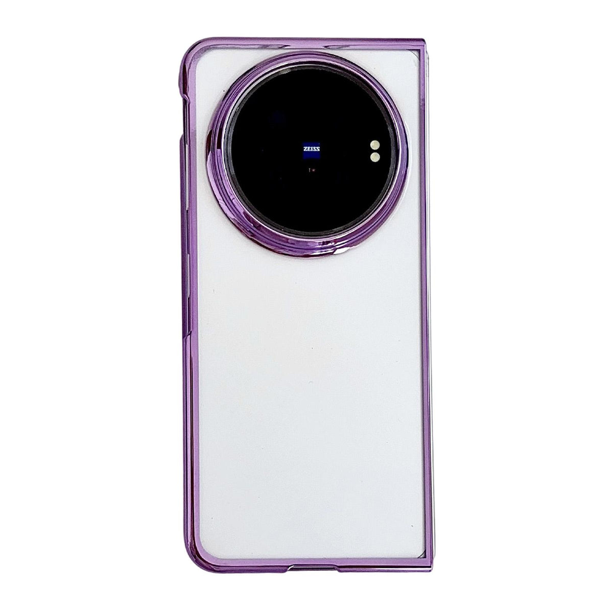 For vivo X Fold6 5G 6D Electroplating PC Shockproof Phone Case - Purple - EDA006396603A