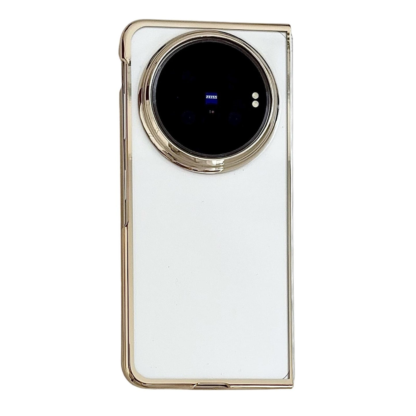 For vivo X Fold6 5G 6D Electroplating PC Shockproof Phone Case(Gold)