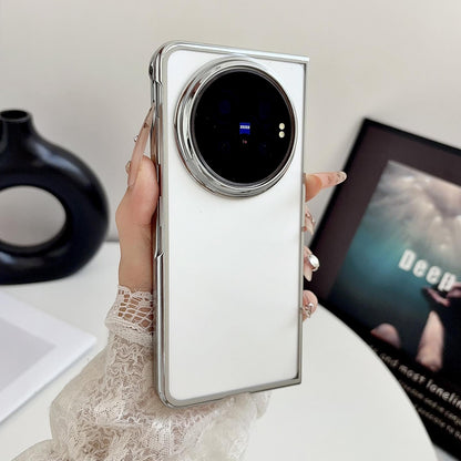 For vivo X Fold6 5G 6D Electroplating PC Shockproof Phone Case(Silver)
