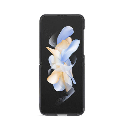 For Galaxy Z Flip8 5G LC.IMEEKE 3 in 1 Carbon Fiber Texture Shockproof Phone Case - Black - EDA006451306A