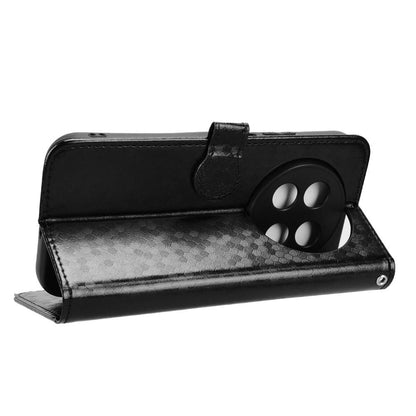 For Huawei nova 15 max Honeycomb Dot Texture Leather Phone Case - Black - EDA006474524A