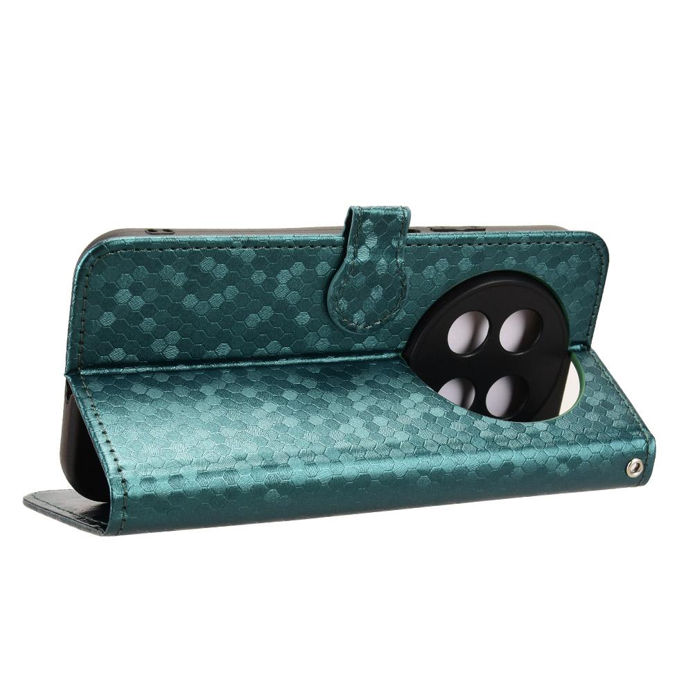For Huawei nova 15 max Honeycomb Dot Texture Leather Phone Case - Green - EDA006474524D
