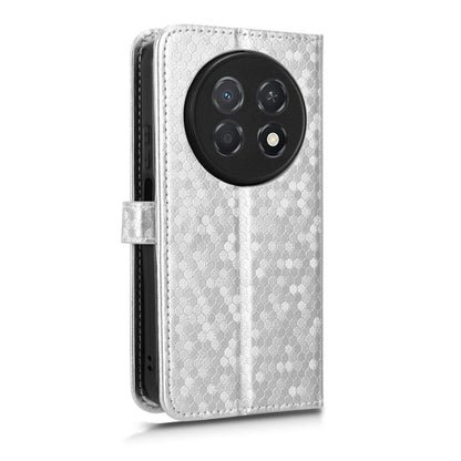For Huawei nova 15 max Honeycomb Dot Texture Leather Phone Case - Silver - EDA006474524E