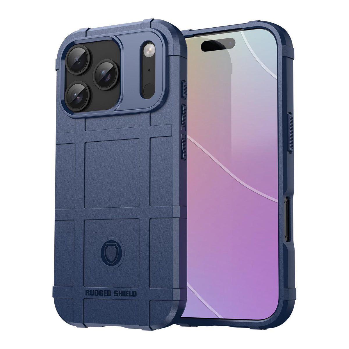 For iPhone 18 Pro Full Coverage Shockproof TPU Phone Case - Blue - EDA006555911B