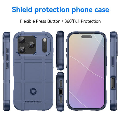 For iPhone 18 Pro Full Coverage Shockproof TPU Phone Case - Blue - EDA006555911B