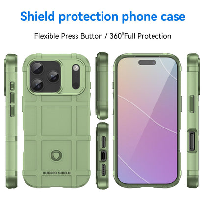 For iPhone 18 Pro Full Coverage Shockproof TPU Phone Case - Green - EDA006555911C