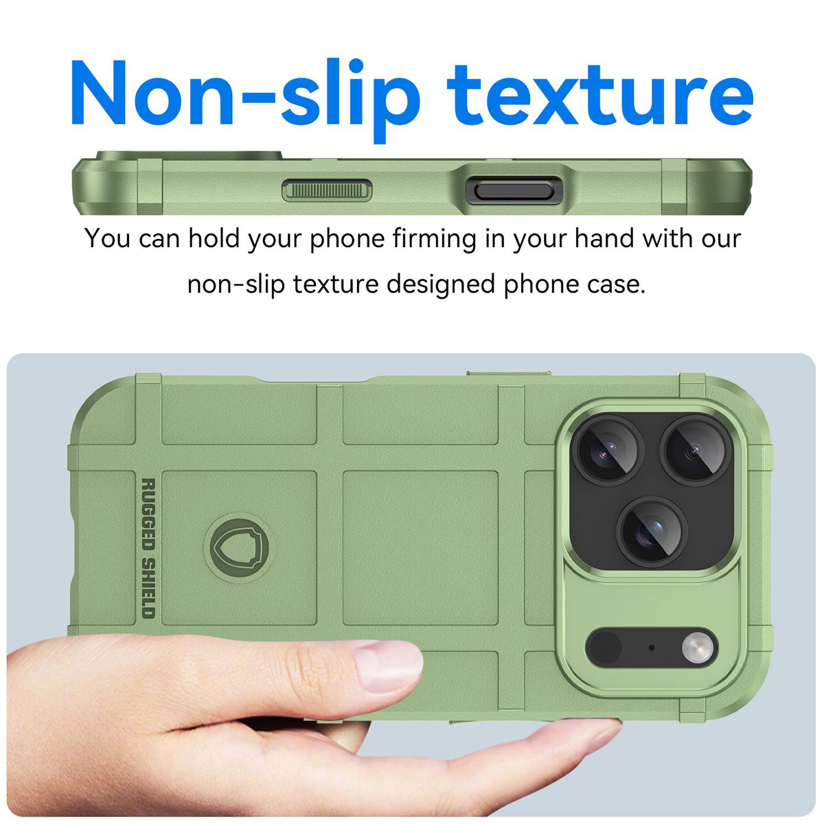 For iPhone 18 Pro Full Coverage Shockproof TPU Phone Case - Green - EDA006555911C
