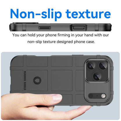 For iPhone 18 Pro Max Full Coverage Shockproof TPU Phone Case - Black - EDA006555912A