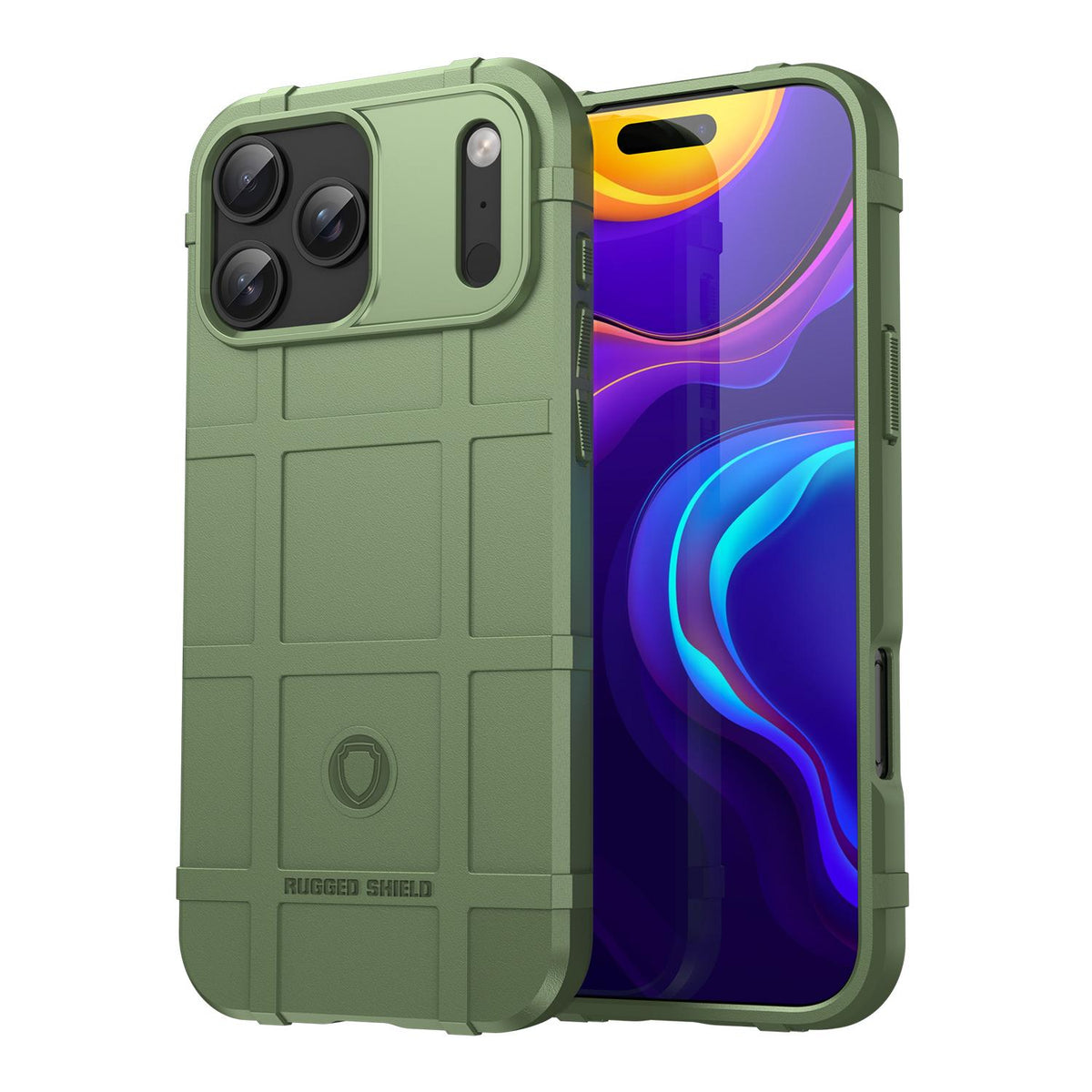 For iPhone 18 Pro Max Full Coverage Shockproof TPU Phone Case - Green - EDA006555912C
