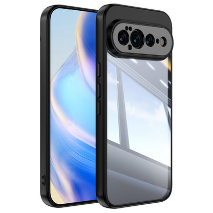For Google Pixel 11 Acrylic Hybrid TPU Armor Shockproof Phone Case - Black - EDA006560606A