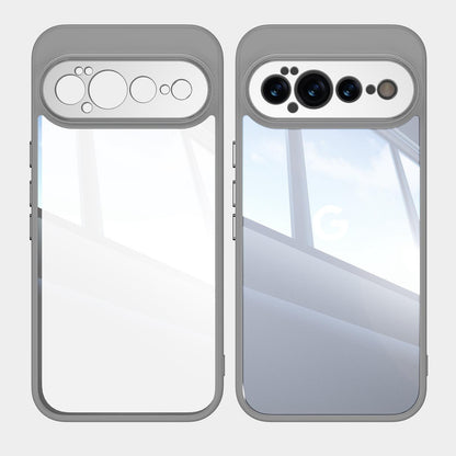 For Google Pixel 11 Acrylic Hybrid TPU Armor Shockproof Phone Case - Grey - EDA006560606D