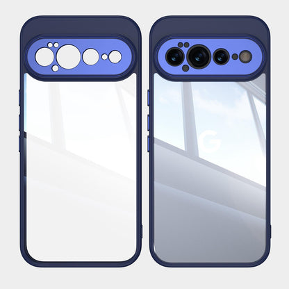 For Google Pixel 11 Acrylic Hybrid TPU Armor Shockproof Phone Case - Blue - EDA006560606E