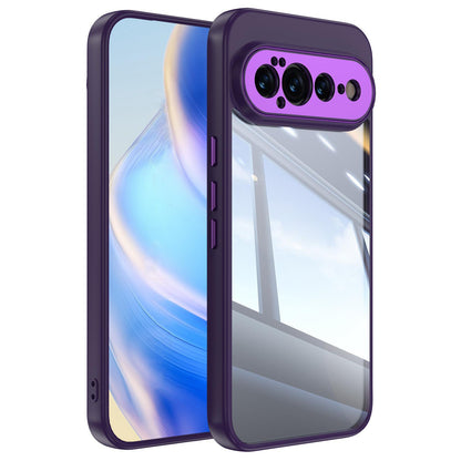 For Google Pixel 11 Acrylic Hybrid TPU Armor Shockproof Phone Case - Purple - EDA006560606F
