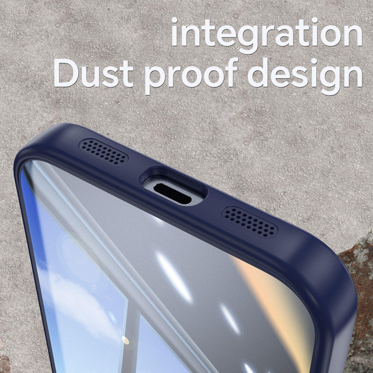 For Google Pixel 11 Pro Acrylic Hybrid TPU Armor Shockproof Phone Case - Blue - EDA006560607E