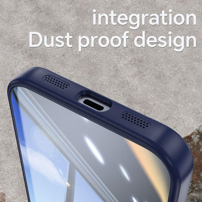 For Google Pixel 11 Pro Acrylic Hybrid TPU Armor Shockproof Phone Case - Blue - EDA006560607E