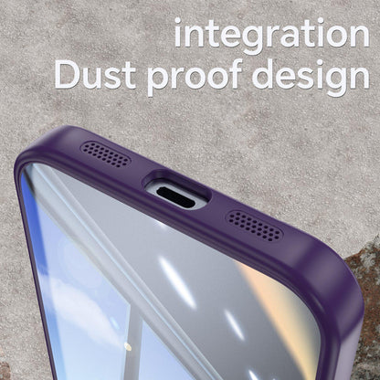 For Google Pixel 11 Pro Acrylic Hybrid TPU Armor Shockproof Phone Case - Purple - EDA006560607F