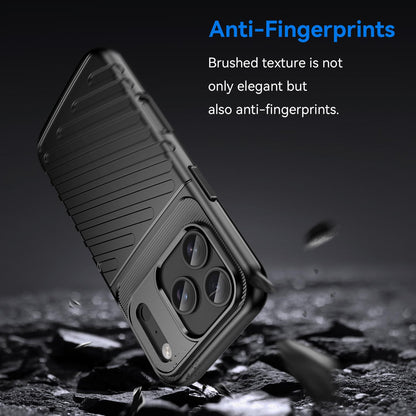 For iPhone 18 Pro Thunderbolt Shockproof Soft TPU Phone Case - Black - EDA006566111B
