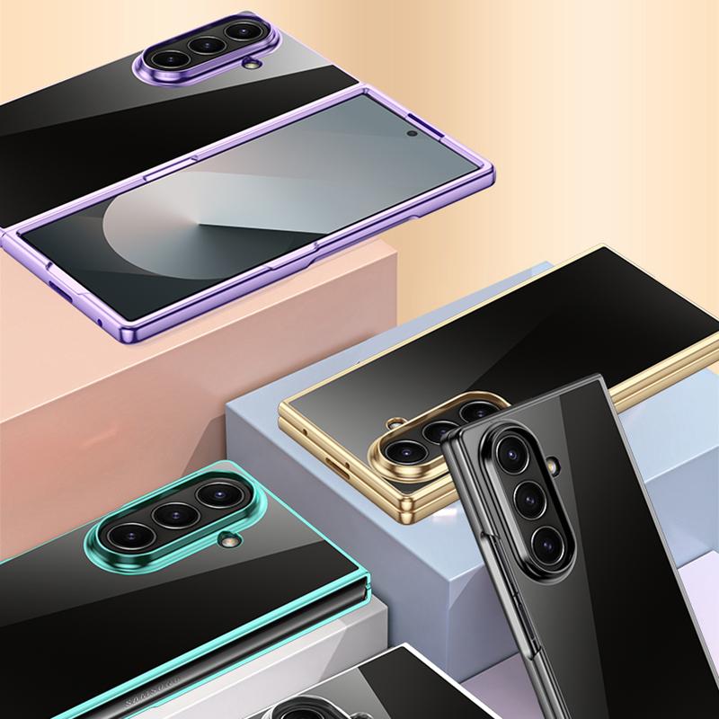 For Galaxy Z Fold8 Ultra 5G 6D Electroplating PC Shockproof Phone Case - Purple - EDA006571204A