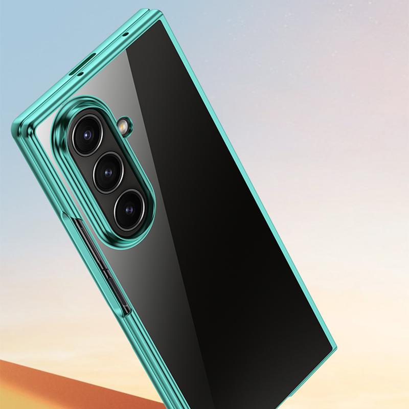 For Galaxy Z Fold8 Ultra 5G 6D Electroplating PC Shockproof Phone Case - Purple - EDA006571204A