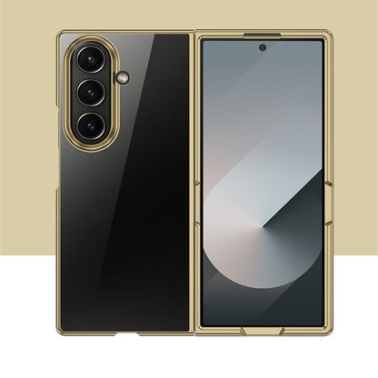 For Galaxy Z Fold8 Ultra 5G 6D Electroplating PC Shockproof Phone Case - Gold - EDA006571204B