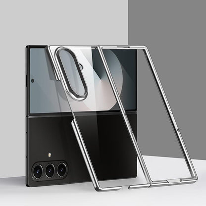 For Galaxy Z Fold8 Ultra 5G 6D Electroplating PC Shockproof Phone Case - Silver - EDA006571204C
