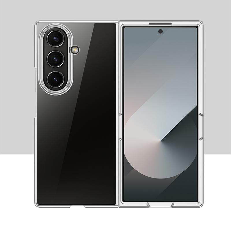 For Galaxy Z Fold8 Ultra 5G 6D Electroplating PC Shockproof Phone Case - Silver - EDA006571204C