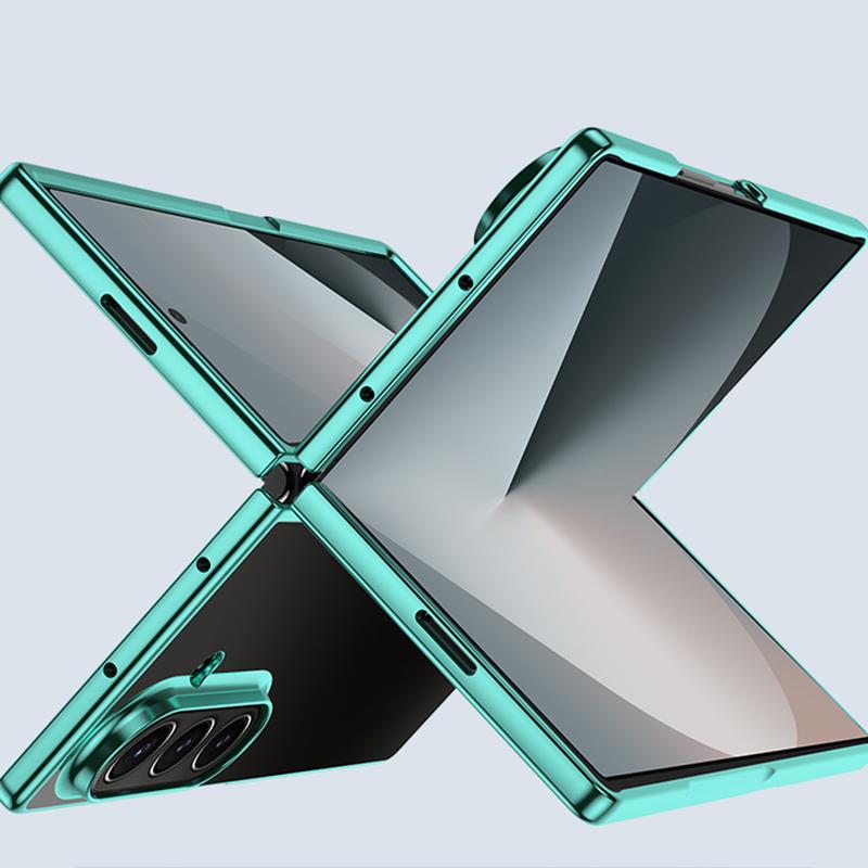 For Galaxy Z Fold8 Ultra 5G 6D Electroplating PC Shockproof Phone Case - Silver - EDA006571204C