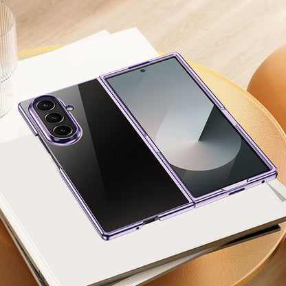 For Galaxy Z Fold8 Ultra 5G 6D Electroplating PC Shockproof Phone Case - Silver - EDA006571204C