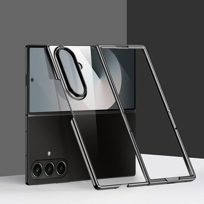 For Galaxy Z Fold8 Ultra 5G 6D Electroplating PC Shockproof Phone Case - Black - EDA006571204D