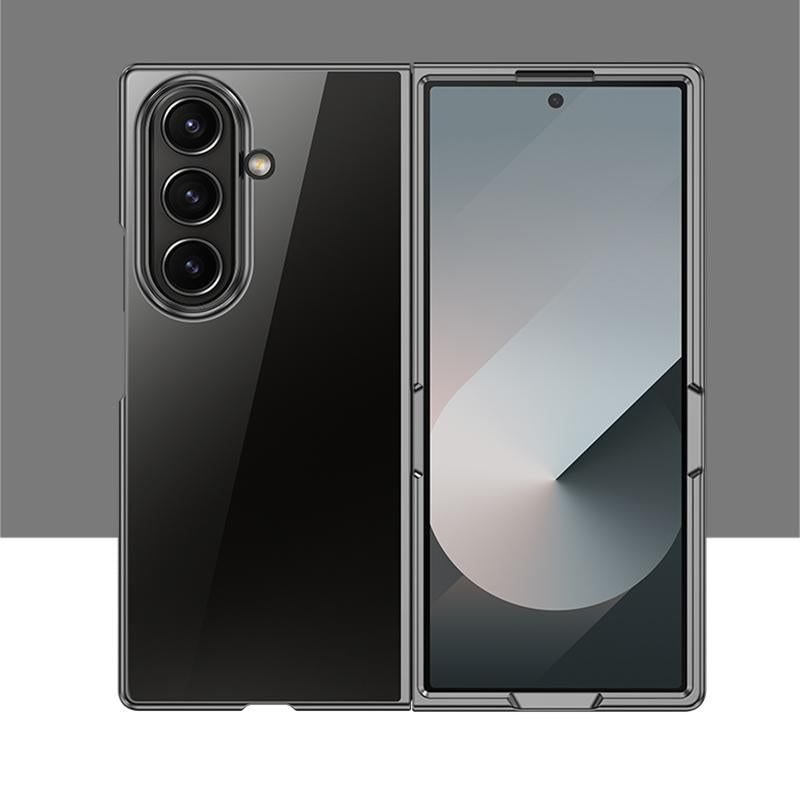 For Galaxy Z Fold8 Ultra 5G 6D Electroplating PC Shockproof Phone Case - Black - EDA006571204D
