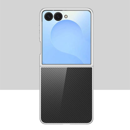 For Galaxy Z Flip8 5G 6D Electroplating PC Shockproof Phone Case - Silver - EDA006571205C