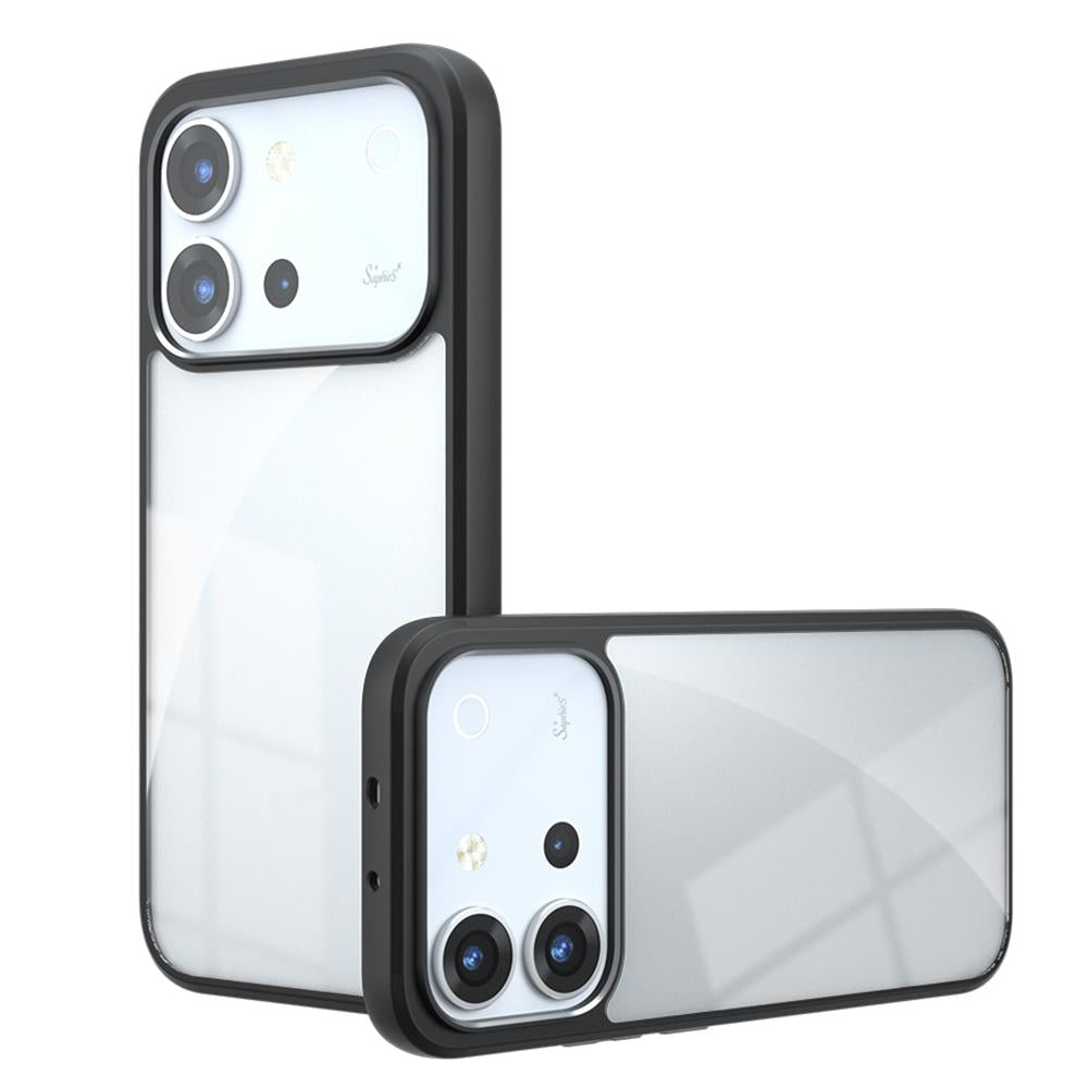 For vivo S60 / S60 Vitality 5G Armor Big Pore PC Hybrid TPU Phone Case - Transparent - EDA006574309A