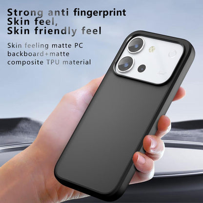 For vivo S60 / S60 Vitality 5G Armor Big Pore PC Hybrid TPU Phone Case - Transparent - EDA006574309A